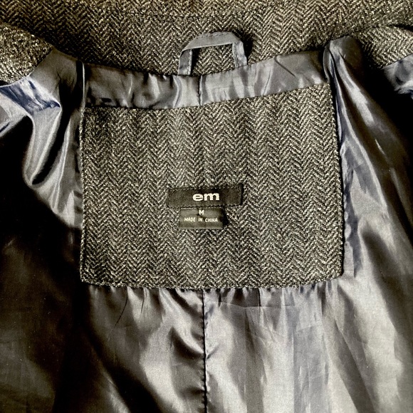 ♦️HOST PICK♦️Herringbone WOOL knee length Coat - Picture 10 of 11